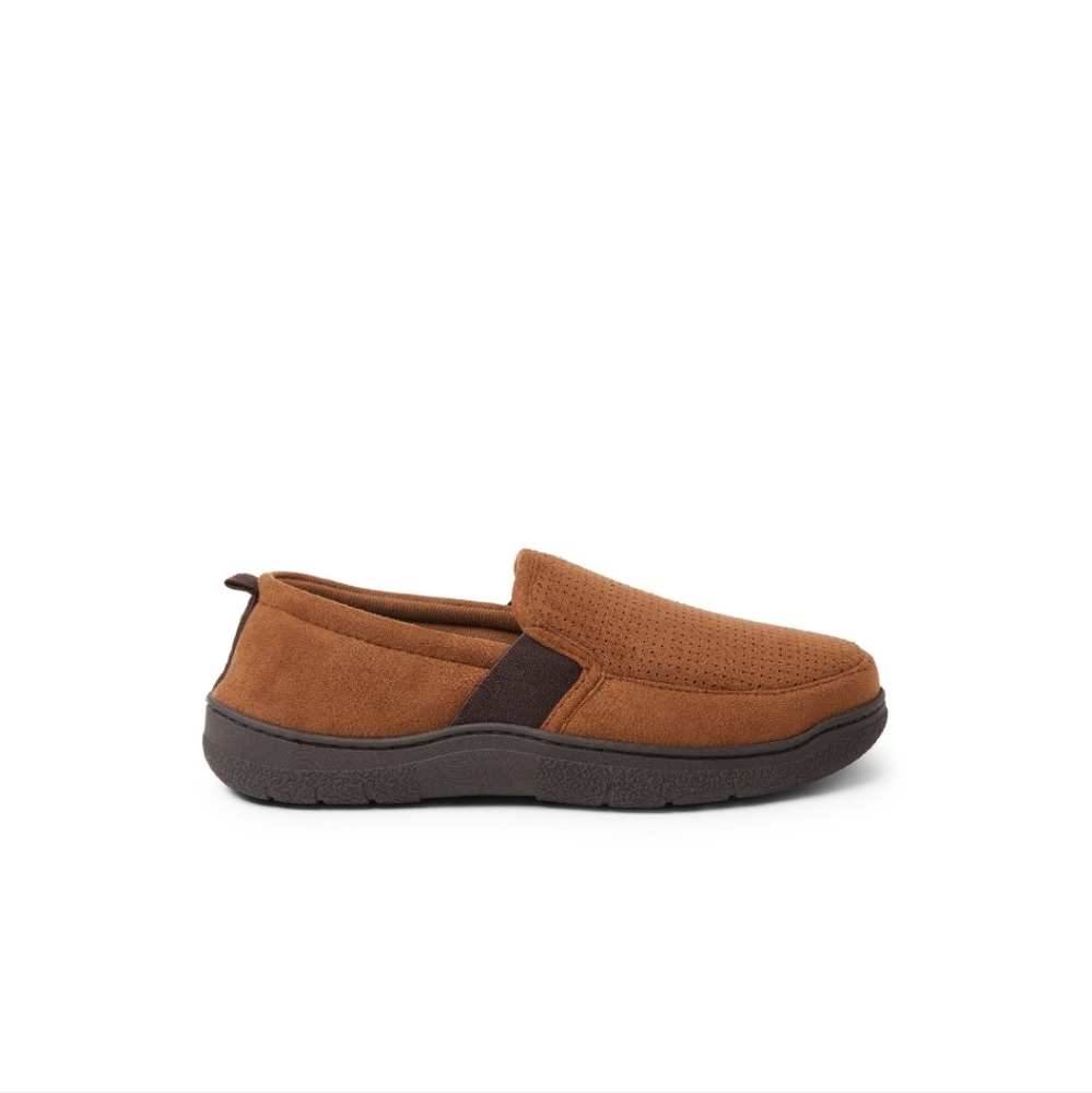 Men's Dearfoams Cozy Comfort Perforated Aline Slippers Small 7-8